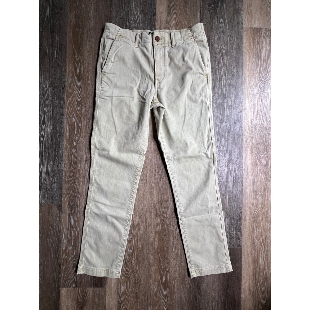 Superdry‎ Chino Pants Mens 30x32 Khaki Tan Straight Leg Style & Made 1088
